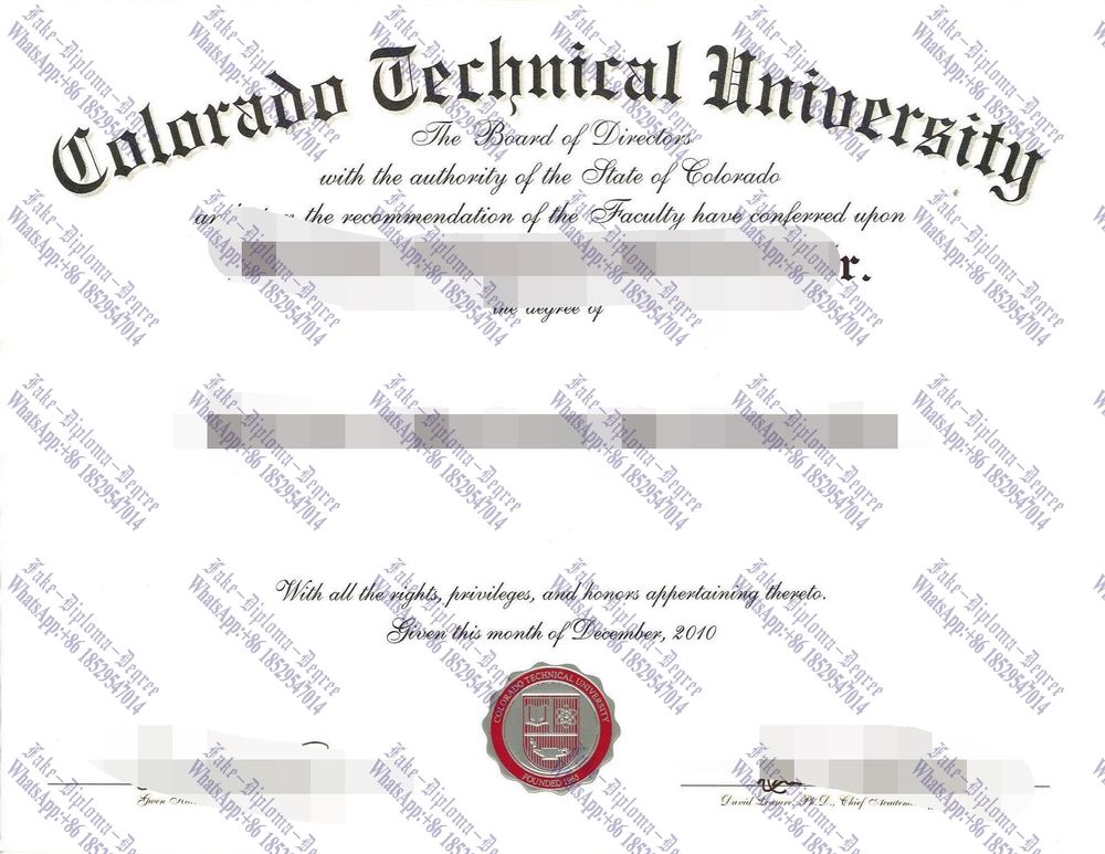 How to purchase fake Colorado Technical University Diploma