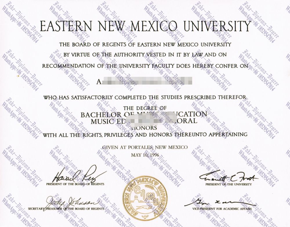 How to purchase fake Eastern New Mexico University Diploma