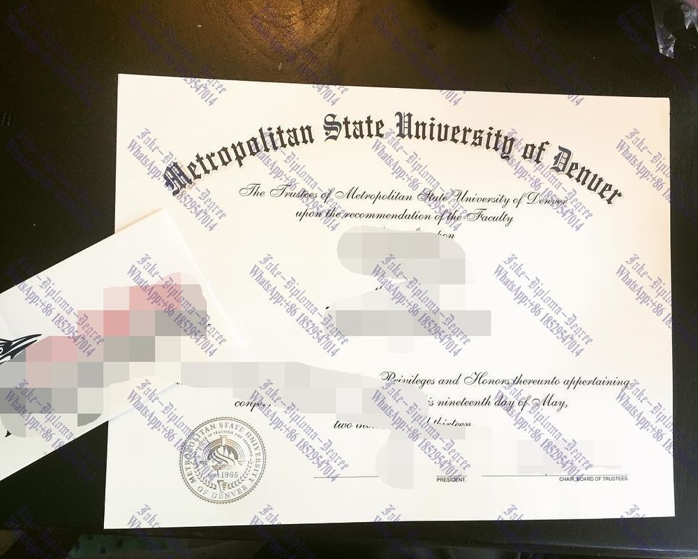 How to purchase fake Metropolitan State University of Denver Degree