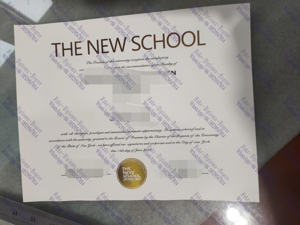 How to purchase fake Parsons School of Design, The New School Degree