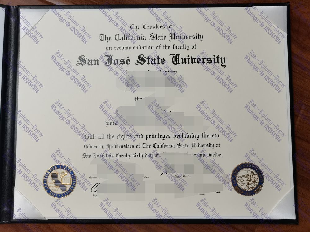 How to purchase fake San Jose State University Diploma