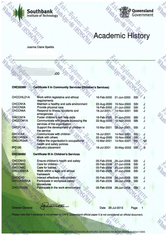 How to purchase fake Southbank Institute of Technology Degree