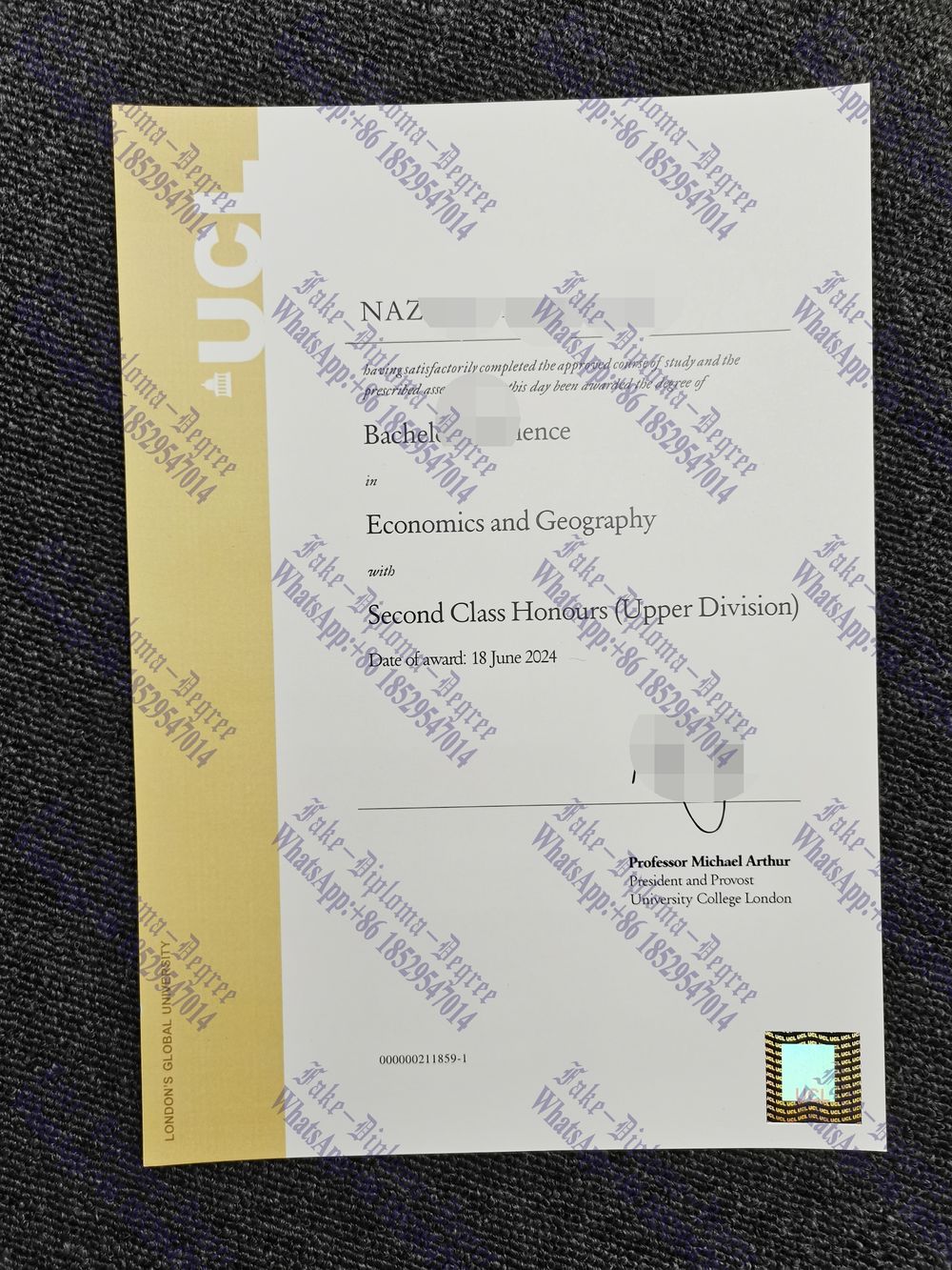 How to purchase fake University College London Degree