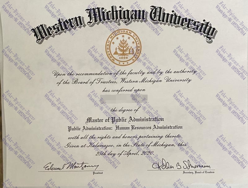How to purchase fake Western Michigan University Diploma