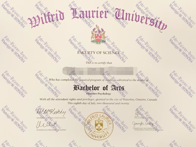 How to purchase fake Wilfrid Laurier University Diploma