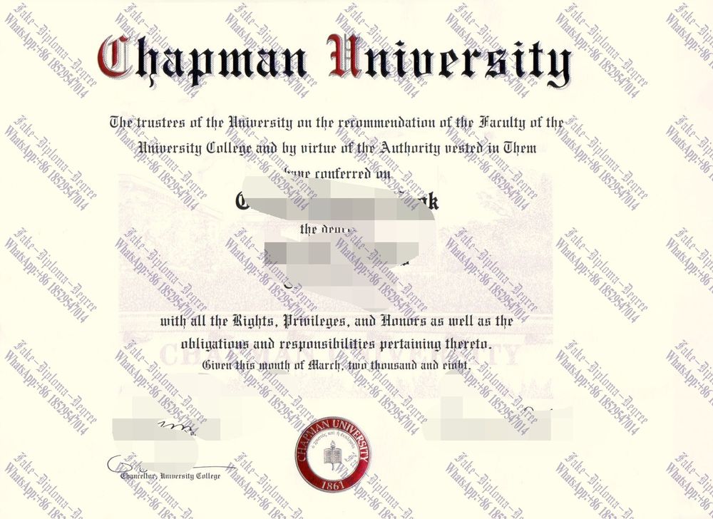 How to purchase fake chapman University Degree