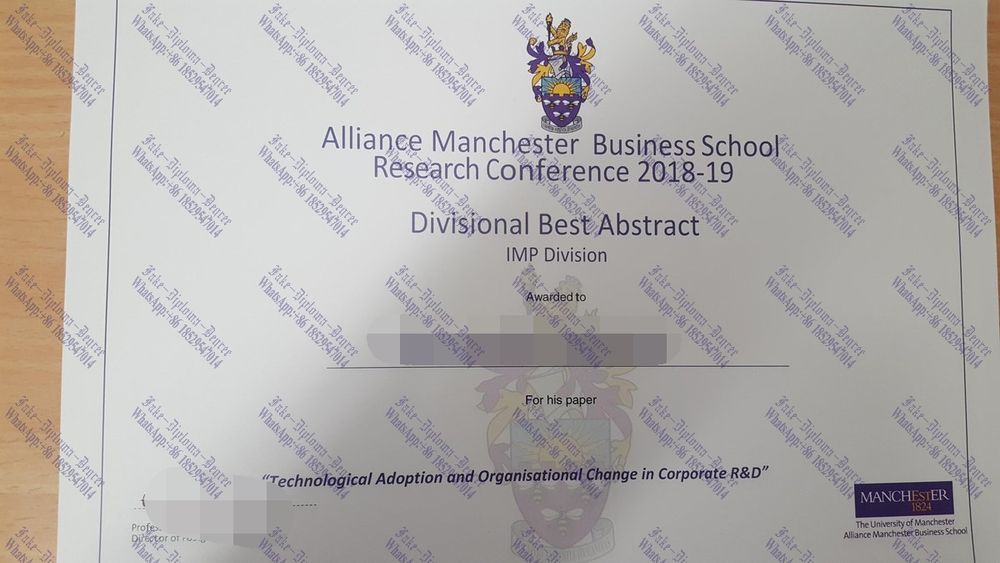 Is it possible to buy fake Alliance Manchester Business School Degree