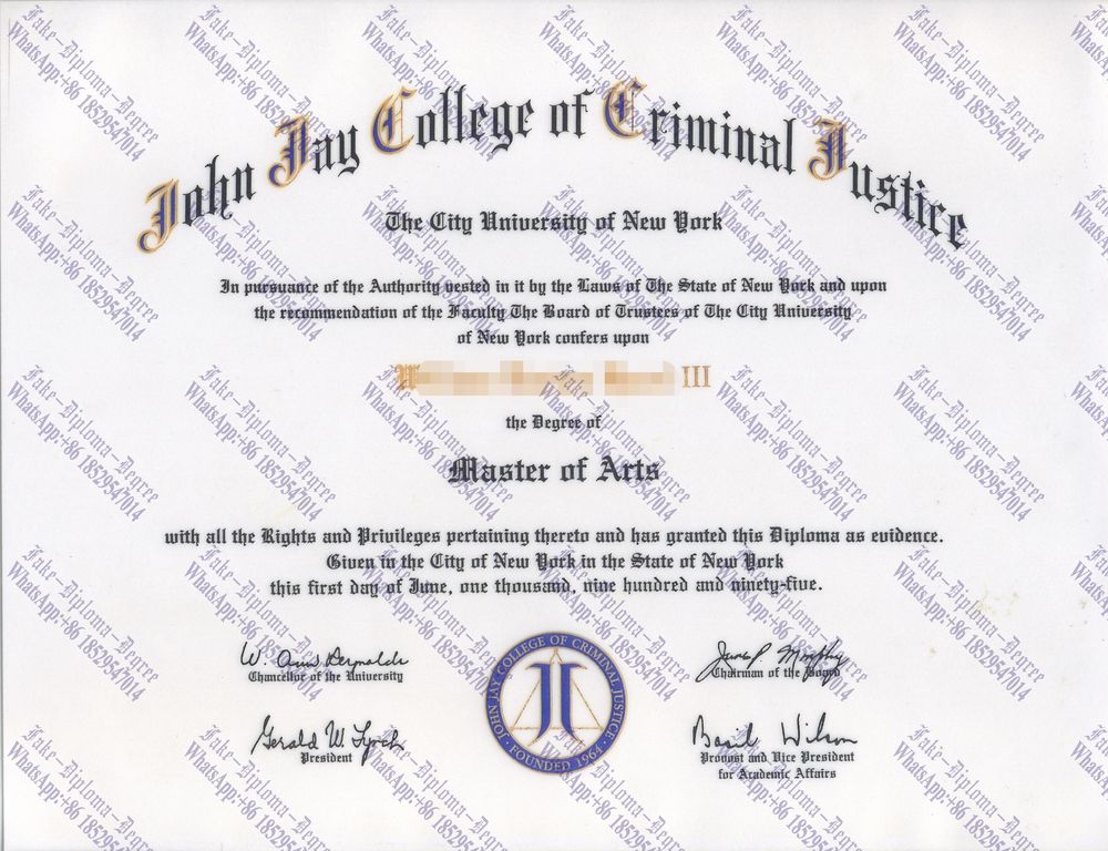 Is it possible to buy fake CUNY John Jay College of Criminal Justice Diploma