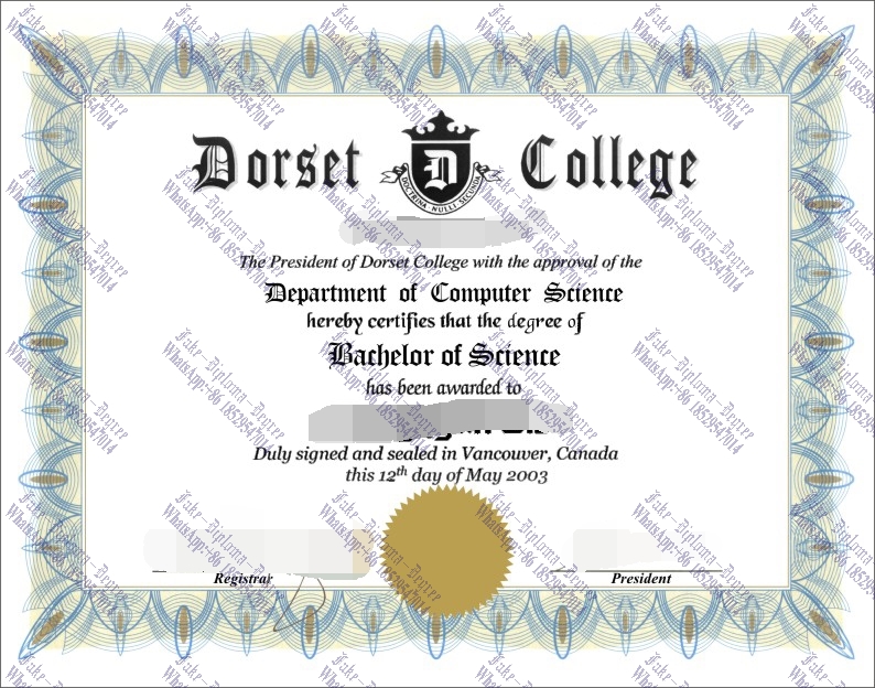 Is it possible to buy fake Dorset College Degree