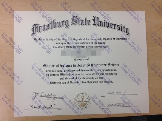 Is it possible to buy fake Frostburg State University Diploma