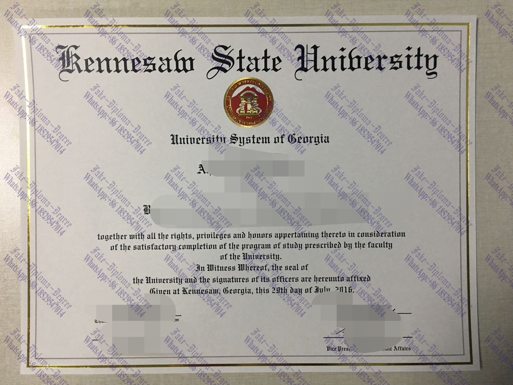 Is it possible to buy fake Kennesaw State University Diploma