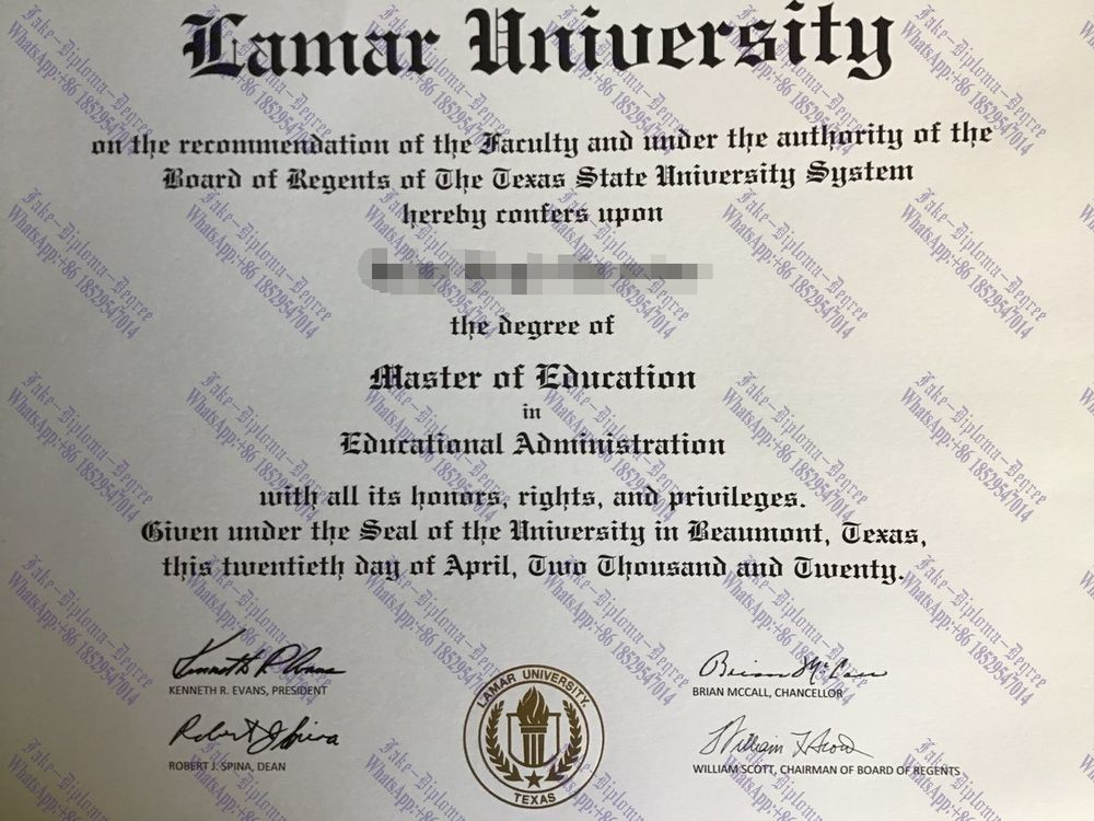 Is it possible to buy fake Lamar University Diploma