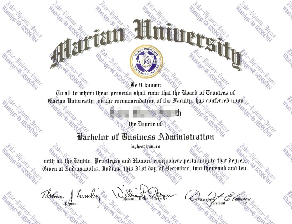 Is it possible to buy fake Marian University Degree