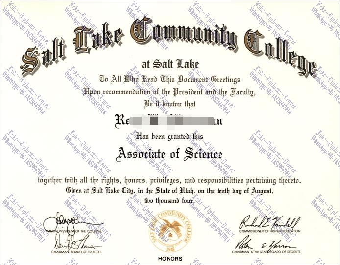Is it possible to buy fake Salt Lake Community College Diploma