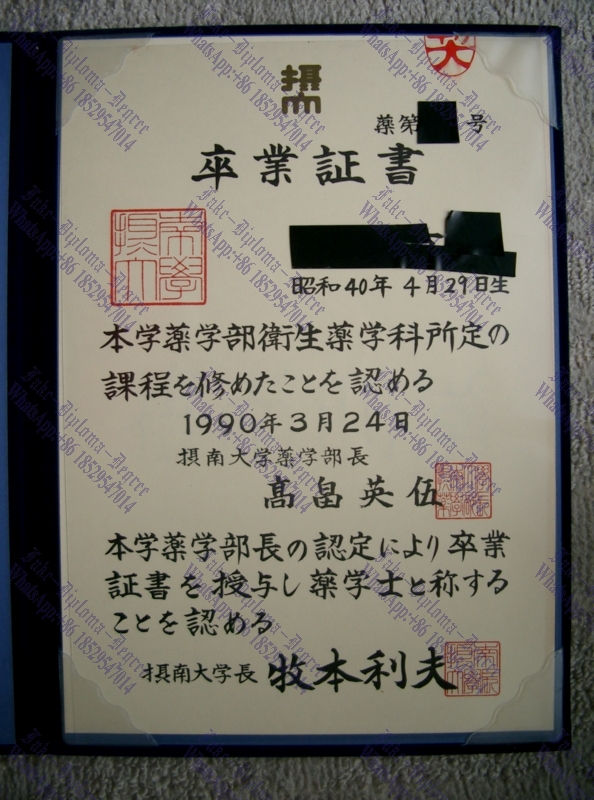 Is it possible to buy fake Setsunan University Diploma