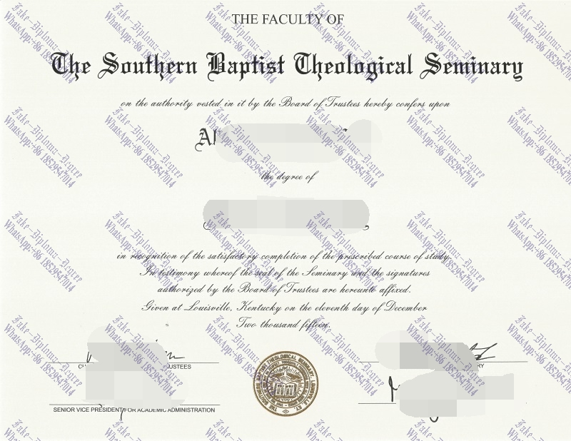 Is it possible to buy fake The Southern Baptist Theological Seminary Degree