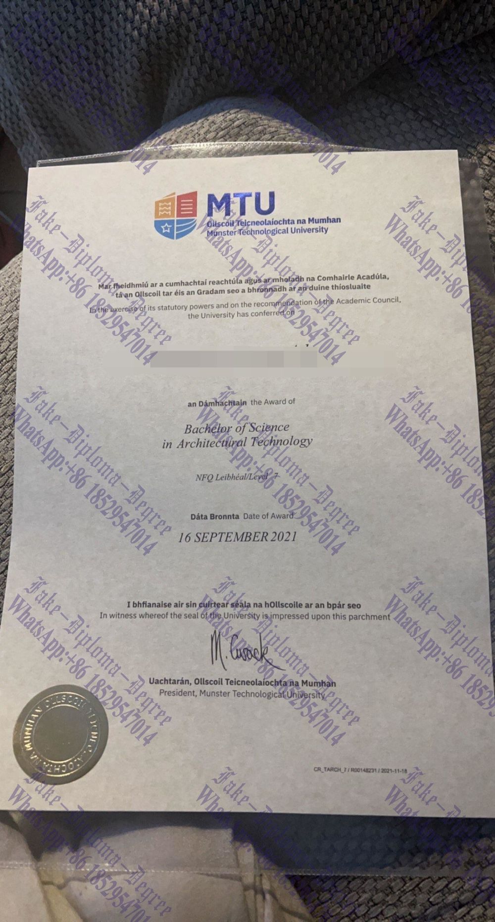 Is it possible to buy fake University of Münster Diploma