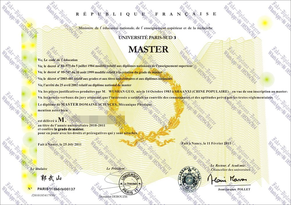 Is it possible to buy fake Université Paris III Degree