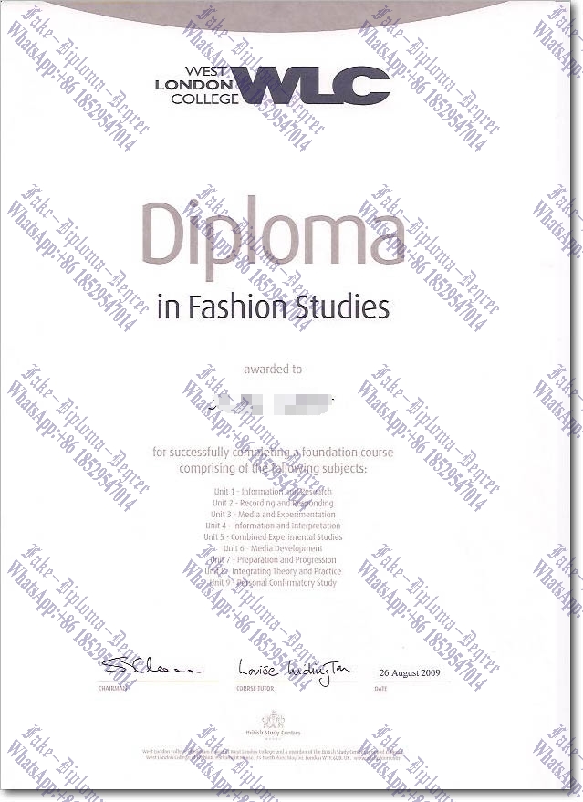 Is it possible to buy fake West London College Diploma