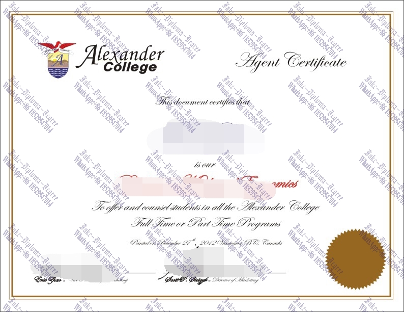 Is it possible to buy fake alexander college Degree