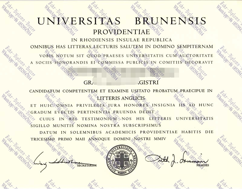 Is it possible to buy fake brown University Degree