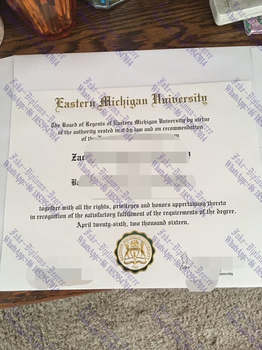 Make fake Make fake Eastern Michigan University Diploma Degree