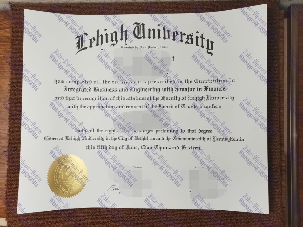 Make fake Make fake Lehigh University Diploma Degree