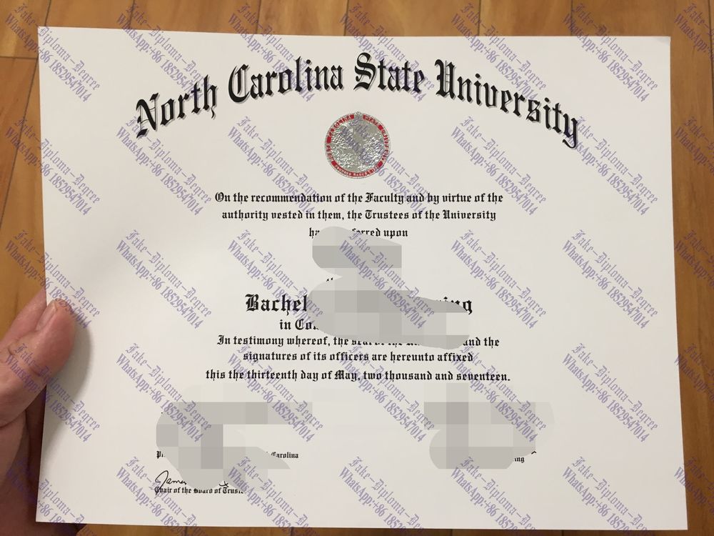 Make fake North Carolina State University Diploma