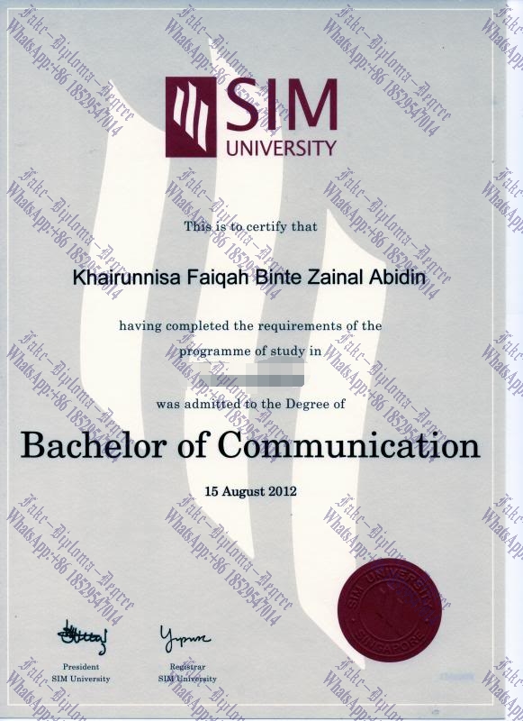 Make fake SIM University Diploma