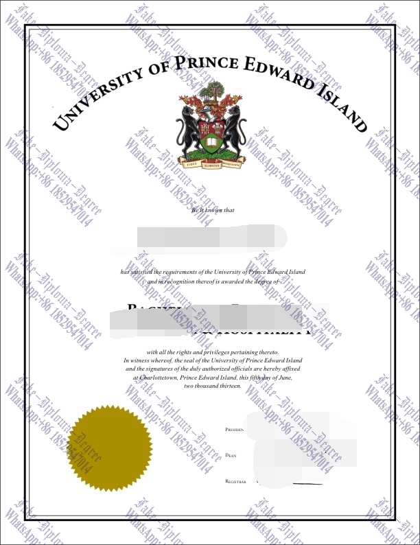 Make fake University of Prince Edward Island Degree