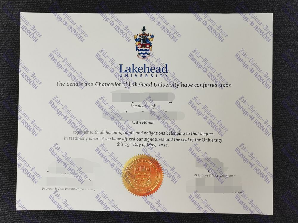 Purchase fake Lakehead University Degree