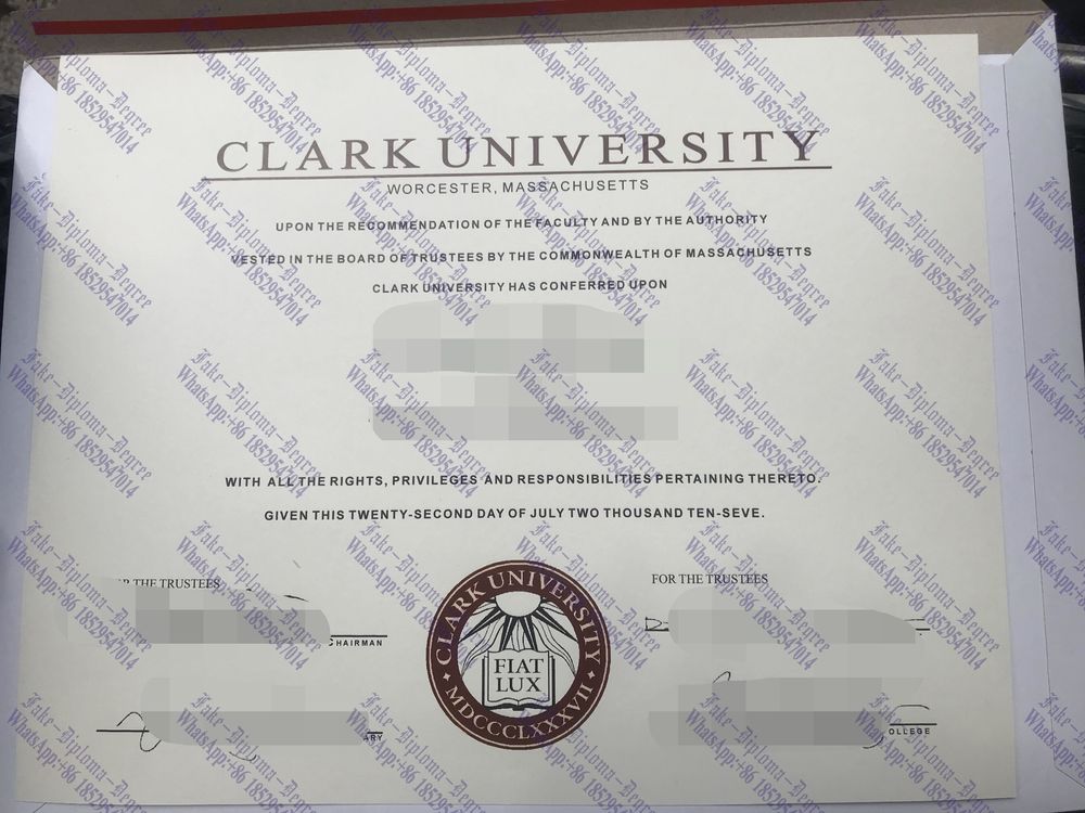 Purchase fake Purchase fake Clark University Diploma Degree