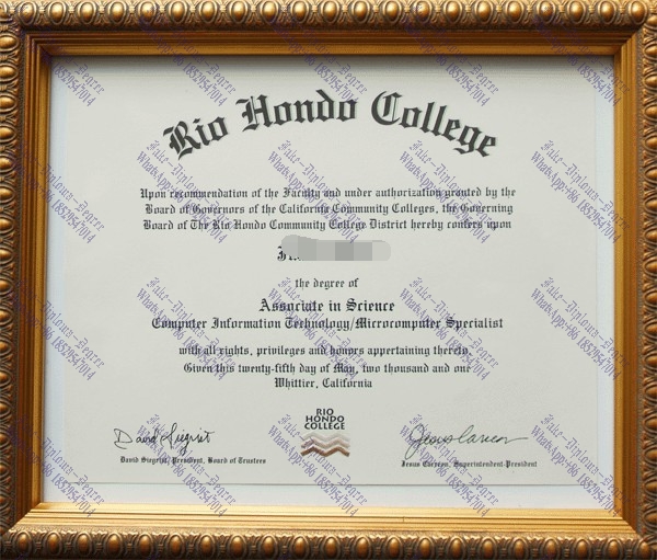 Purchase fake Rio Hondo College Degree