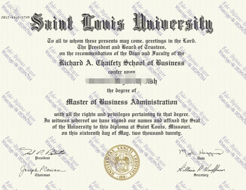 Purchase fake St. Louis University Degree
