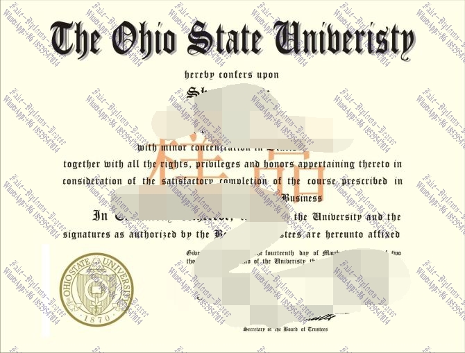 Purchase fake The Ohio State University Degree