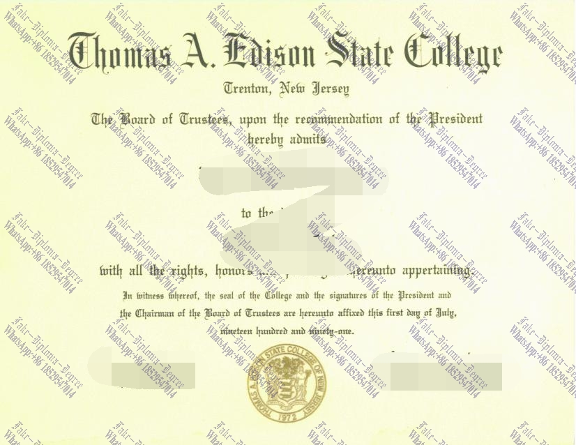 Purchase fake Thomas Edison State University Degree
