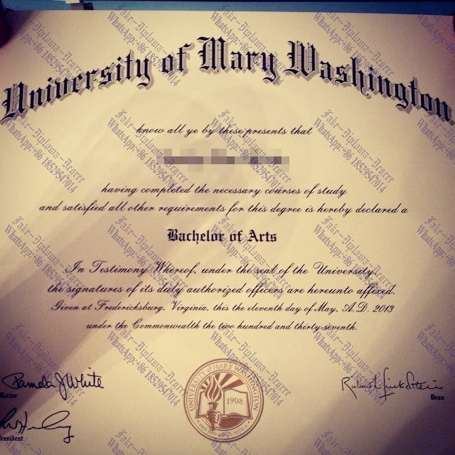 Purchase fake University of Mary Washington Degree