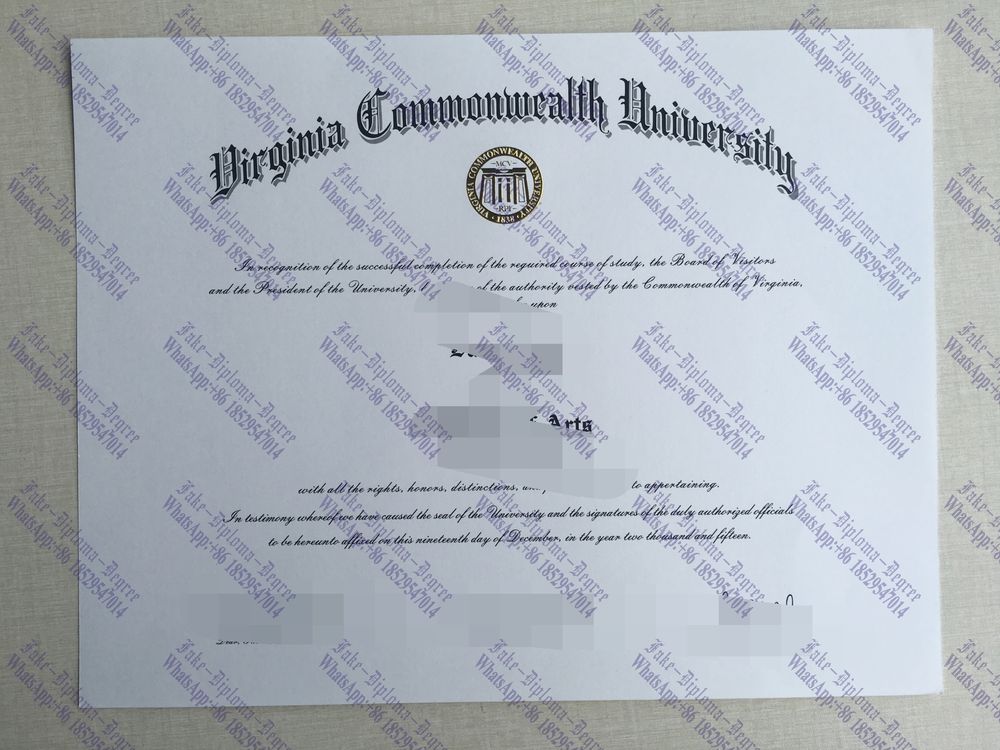 Purchase fake Virginia Commonwealth University Degree