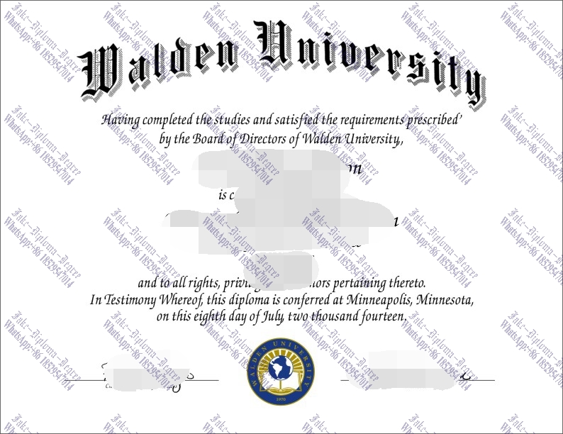 Purchase fake Walden University Diploma