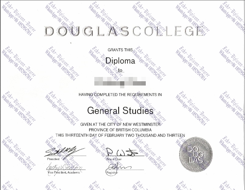 Purchase phony DouglasCollege Degree