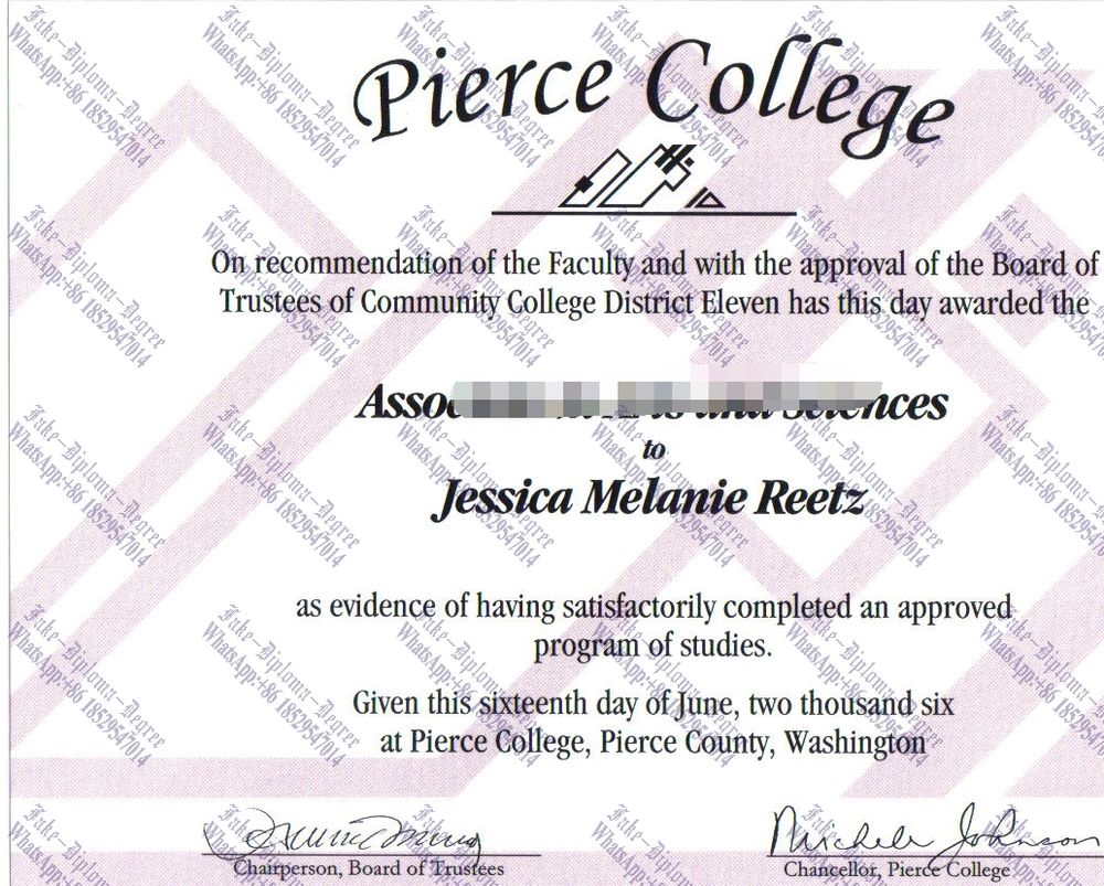 Purchase phony Pierce College Degree
