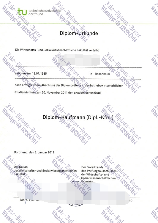 Purchase phony Technische Universitat Dortmund Degree