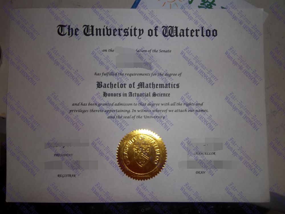 Purchase phony University of Waterloo Degree