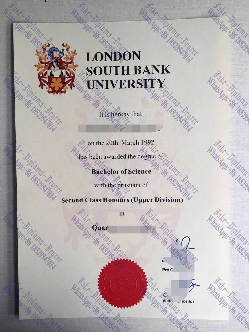 The best website to buy fake London South Bank University Diploma