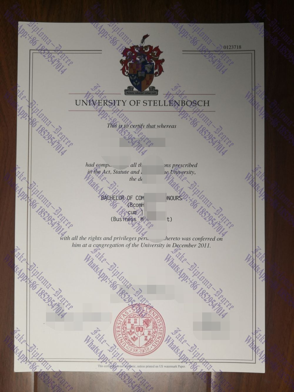 The best website to buy fake Stellenbosch Business School Degree