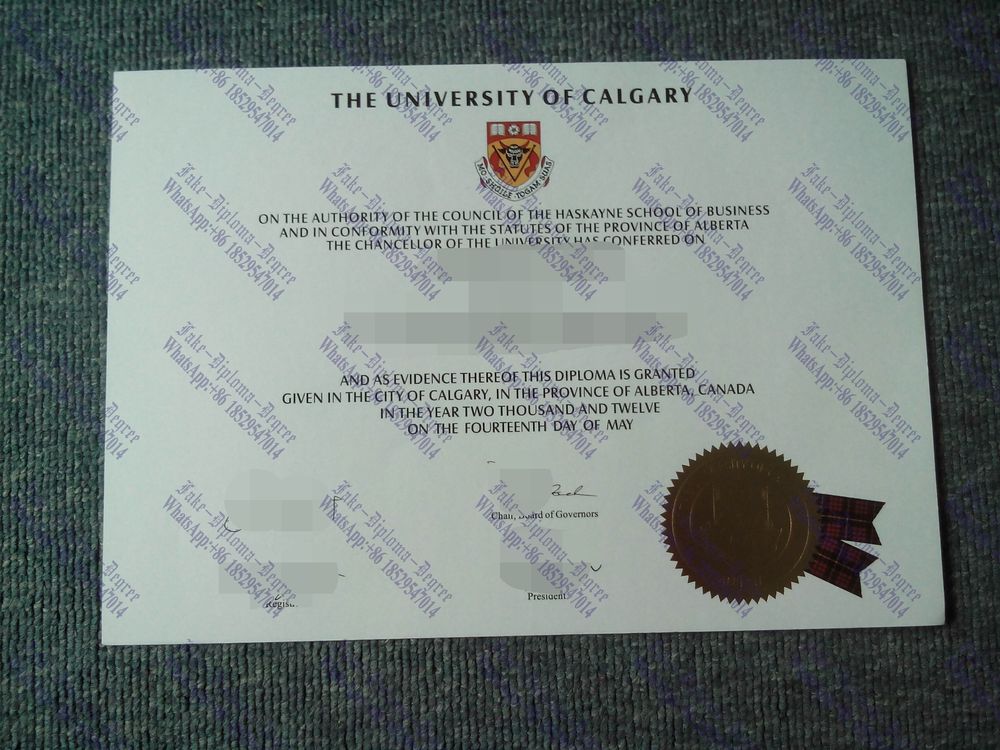 The best website to buy fake University of Calgary Diploma