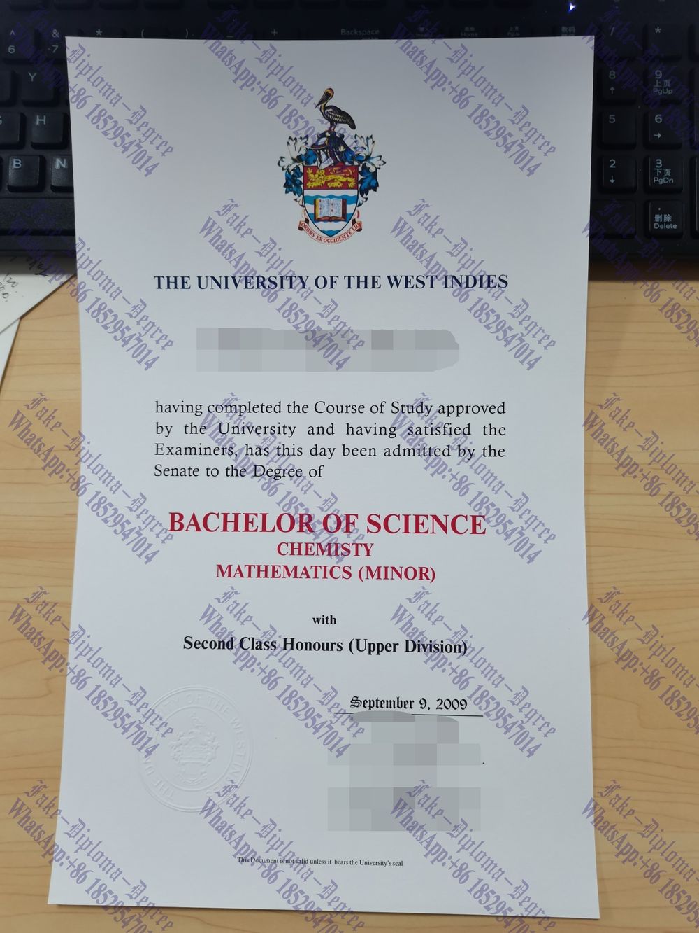 The best website to buy fake University of the West Indies Degree