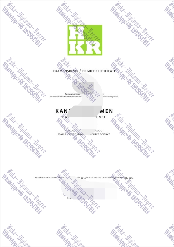 The steps to buy fake Kristianstad University Diploma