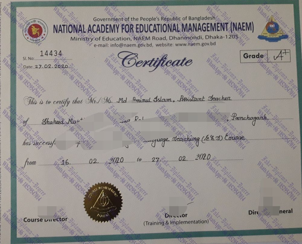 The steps to buy fake NAEM Diploma