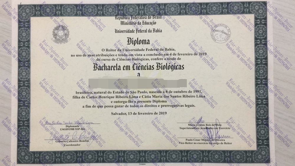 The steps to buy fake Universidade Federal da Bahia Diploma
